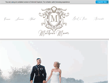 Tablet Screenshot of mathewsmanor.com